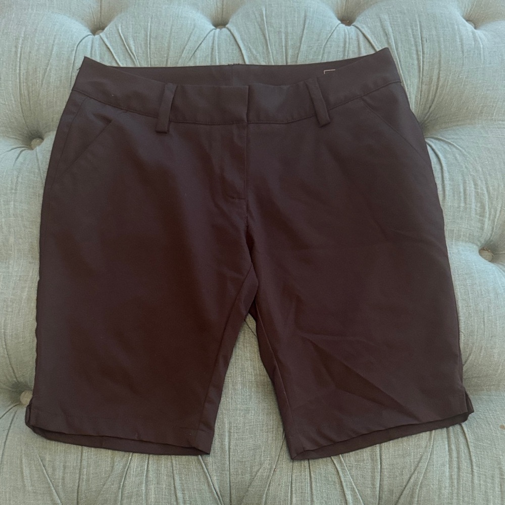Women's Black Golf Shorts